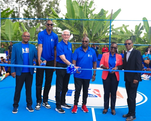 National Basketball Association (NBA) Africa and Opportunity International Unveil New Basketball Court in Nairobi, Kenya