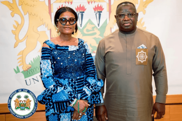 The Liberian Ambassador to Sierra Leone Bids Farewell to Sierra Leone's President Julius Maada Bio, After Three Years of Dedicated Service in Sierra Leone