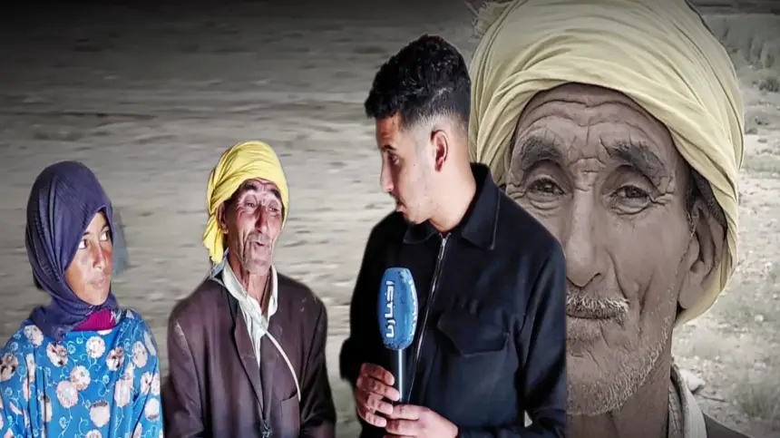 با موحى وابنته من جبال الأطلس.. صرخة صامتة تعكس قسوة الواقع ومناشدة من القلب للمغاربة