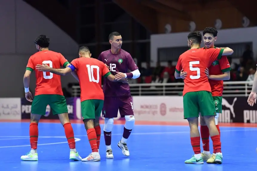 المنتخب المغربي داخل القاعة يُتوَّج بطلاً للدوري الدولي بعد انتصار مستحق على البرتغال ثانية العالم
