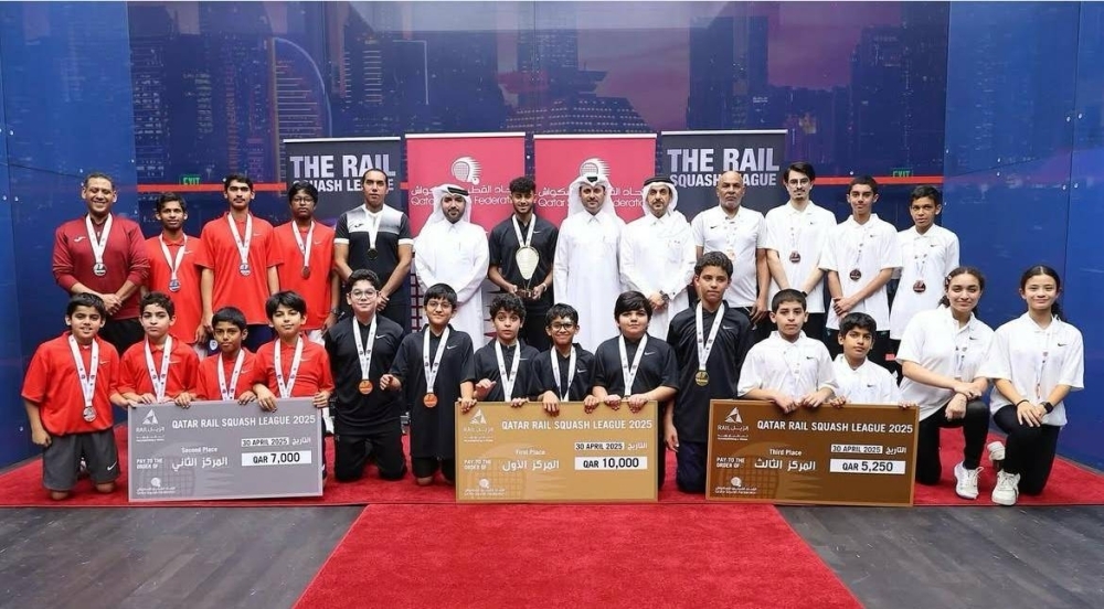 الوكرة يتوج بطلا لدوري الريل للإسكواش