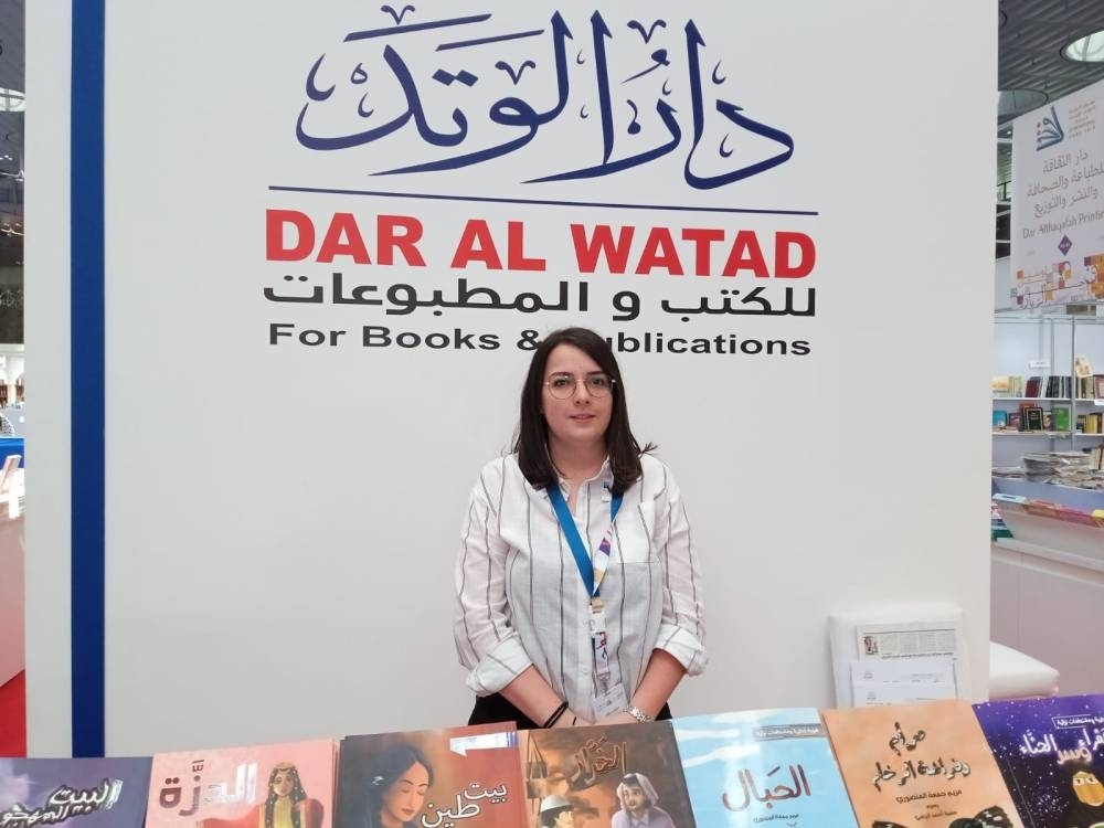 على هامش فعاليات معرض الدوحة الدولي للكتاب.. مروة مصلح.. مسؤولة دار الوتد القطرية بالمعرض:


مشاركة قطرية وعربية وعالمية غير مسبوقة هذا العام