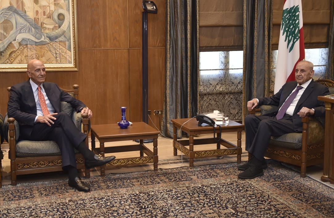 برّاك: اللقاء مع بري كان ممتازاً ونعمل قدما للوصول الى الإستقرار