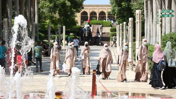 بالفيديو.. إقبال كثيف على حديقة الأزهر في ثاني أيام العيد