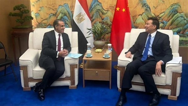 وزير الخارجية يلتقي رئيس "الوكالة الصينية للتعاون الانمائي الدولي"