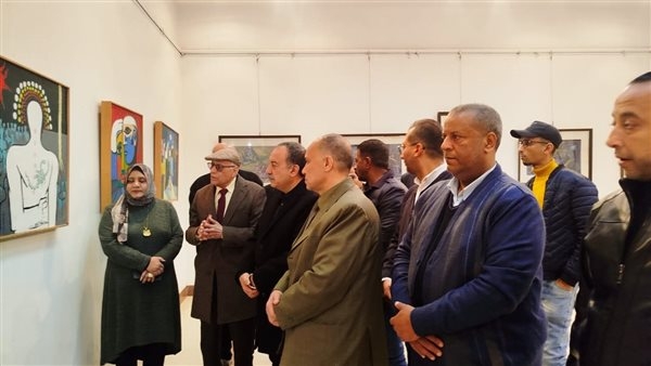 قصور الثقافة تواصل فعاليات معرض الفنان التشكيلي سعد زغلول