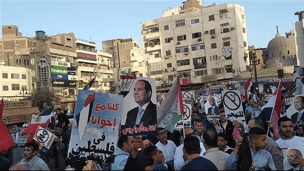 عقب صلاة العيد.. الآلاف يتظاهرون في طنطا رفضا للتهجير ودعما للقضية الفلسطينية
