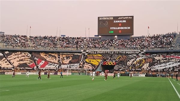 شوط أول سلبي بين الزمالك ستيلينبوش فى ربع نهائي الكونفدرالية