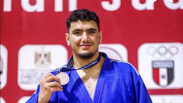 أحمد محمد إبراهيم يتوج بفضية بطولة الجمهورية للجودو تحت 20 سنة