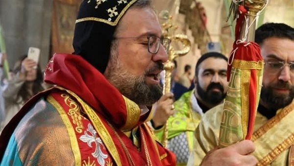 مظاهر الاحتفال بأحد الشعانين في كنيسة القيامة