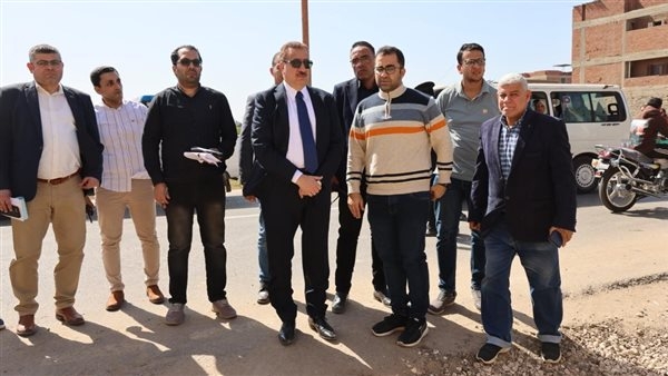محافظ المنوفية يتفقد إنشاءات مبني مستشفي الرمد الجديد بشبين الكوم