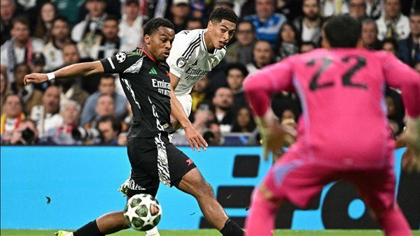دوري أبطال أوروبا.. شوط أول مثير بين ريال مدريد وأرسنال