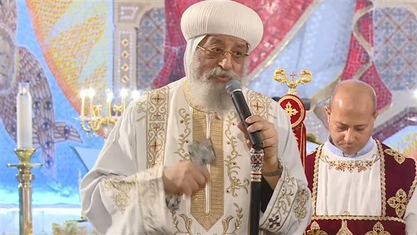 البابا تواضروس الثاني يترأس صلوات خميس العهد بدير مارمينا بكينج مريوط
