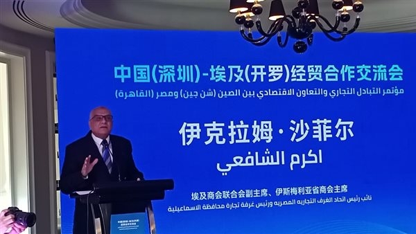 الوكيل: مليار دولار حجم التبادل التجاري بين مصر ومقاطعة شيزن العام الماضي