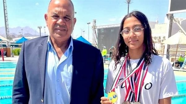 نتائج متميزة لحبيبة الدمرداش لاعبة المصري في بطولة كأس مصر الشتوية للسباحة بالزعانف