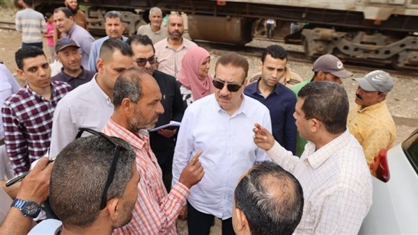 محافظ المنوفية يتفقد أعمال رفع كفاءة كوبري الباجور العلوي