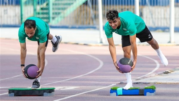المصري يستأنف تدريباته استعدادًا لمواجهة الأهلي
