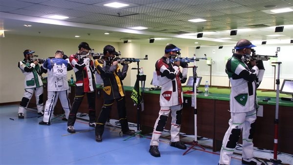منافسات نارية في اليوم السابع للبطولة العربية للرماية