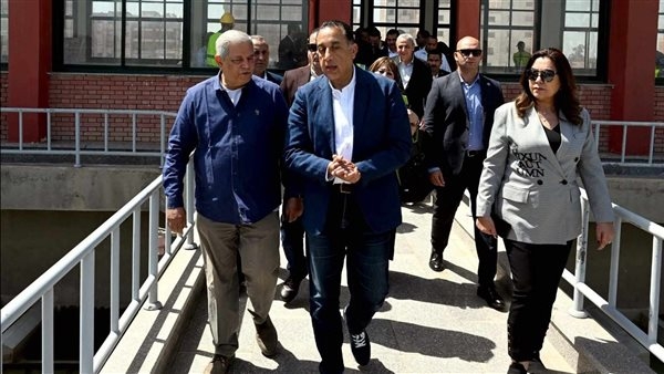 رئيس الوزراء يتفقد محطة مياه المرشحة الملاحية الجديدة بطنطا