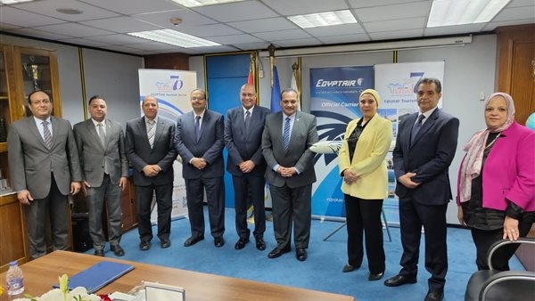 بروتوكول تعاون بين جامعتي بنها وشركة مصر للطيران للخطوط الجوية