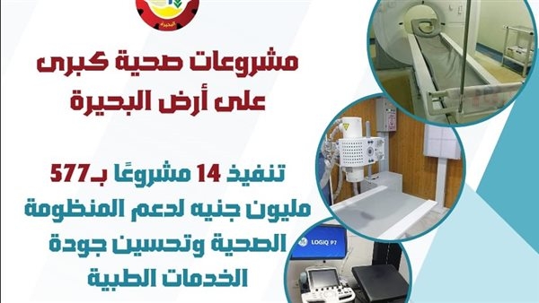 طفرة بالقطاع الصحي بالبحيرة.. تنفيذ 14 مشروعًا بـ577 مليون جنيه لتحسين جودة الخدمات