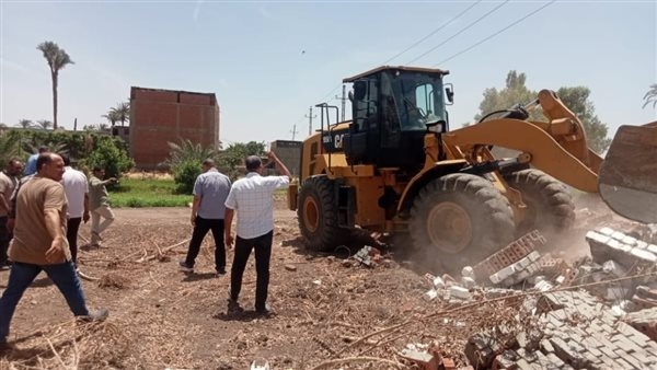 انطلاق المرحلة الأولى من الموجة الـ26 لإزالة التعديات في الفيوم