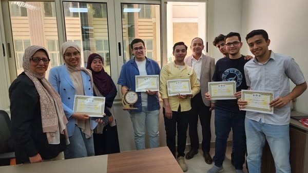 منافسة علمية داخل جامعة بني سويف الأهلية
