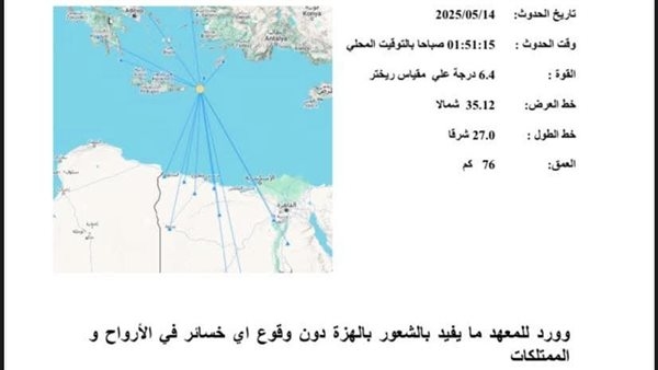 "البحوث الفلكية": زلزال اليوم من أقوى الكوارث الطبيعية التي يشهدها كوكب الأرض