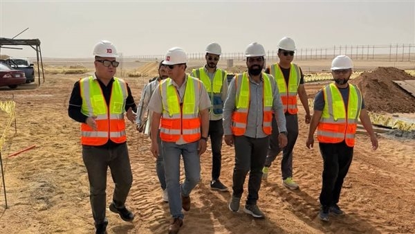 رئيس شركه أجيماك في زيارة تفقدية لمحطات الدلتا لمتابعة تقدم وسير الأعمال