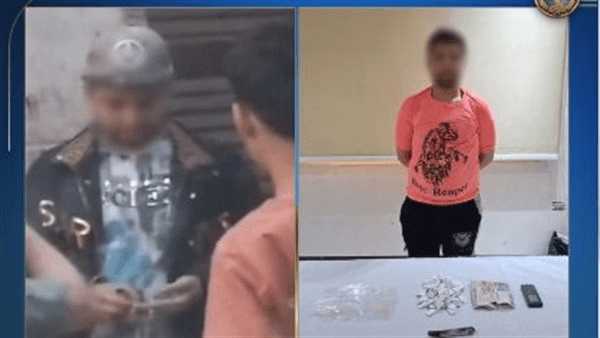 الأمن يضبط المتهم بترويج المواد المخدرة بالقليوبية.. فيديو
