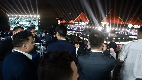 تحت سفح الأهرامات.. توافد الحضور على مؤتمر الأهلي لإعلان التوقيع مع أحد الرعاة