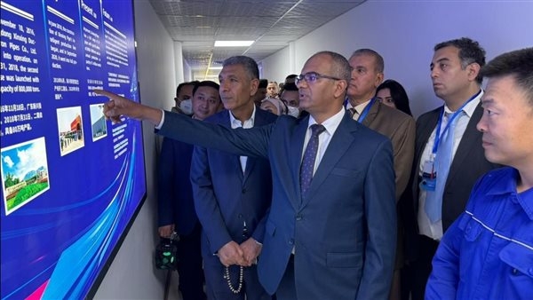 نائب وزير الإسكان يتفقد مصنع "شين شينج" الصيني لمواسير الدكتايل