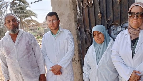 زراعة الفيوم تجري مسحًا شاملًا لمزارع الدواجن بإطسا.. صور