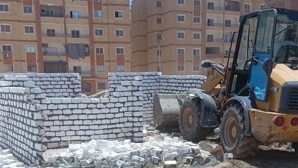إزالة 151 حالة تعدٍّ بمساحة 69 ألفا و172 م2 بأسوان