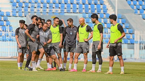 غزل المحلة يختتم استعداداته لمواجهة طلائع الجيش.. صور