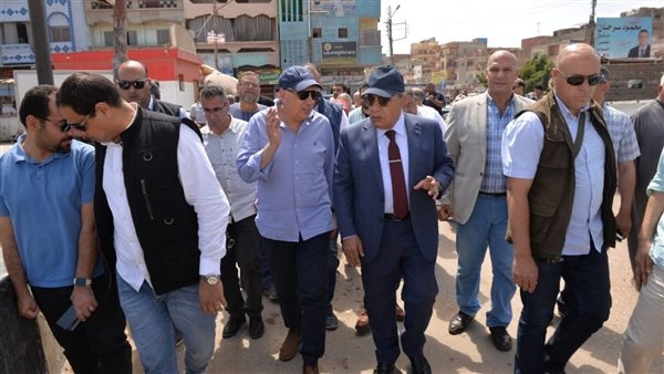 وزير الري ومحافظ الدقهلية يتفقدان عددا من المنشآت والكباري