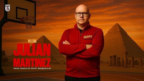 اتحاد السلة يتعاقد مع الإسباني جوليان مارتينيز لتدريب منتخب مصر للسيدات