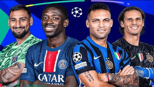 نهائي دوري أبطال أوروبا.. موعد مباراة باريس سان جيرمان وإنتر ميلان والقنوات الناقلة
