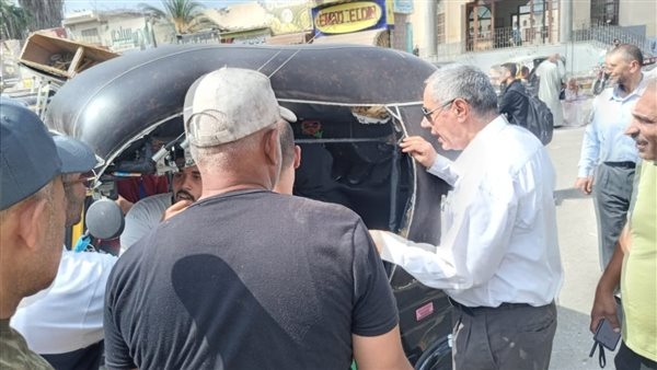مصادرة 37 مكبر صوت من التكاتك المخالفة بحملة بشوارع السنبلاوين في الدقهلية