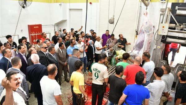 محافظ الدقهلية يفتتح مجزر المنصورة المطور بطلخا