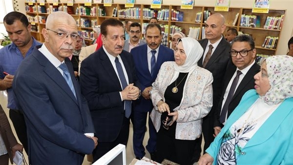 محافظ المنوفية ورئيس الجامعة يفتتحان المعهد الفني للتمريض الجديد بمنشأة سلطان