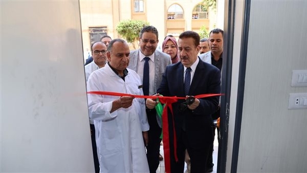 محافظ المنوفية يفتتح وحدة العناية المركزة والأشعة المقطعية بمستشفى صدر منوف