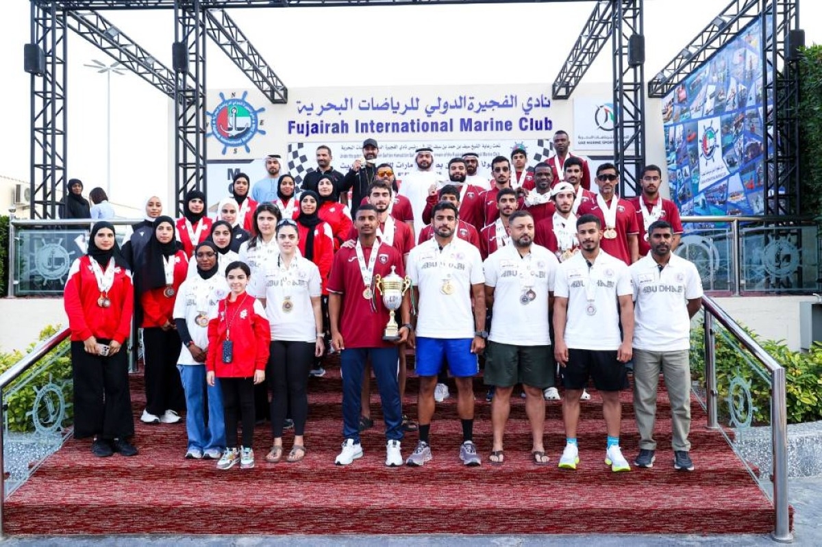 الحمرية يتوج بلقب الجولة الأولى من بطولة الإمارات للشراع والتجديف