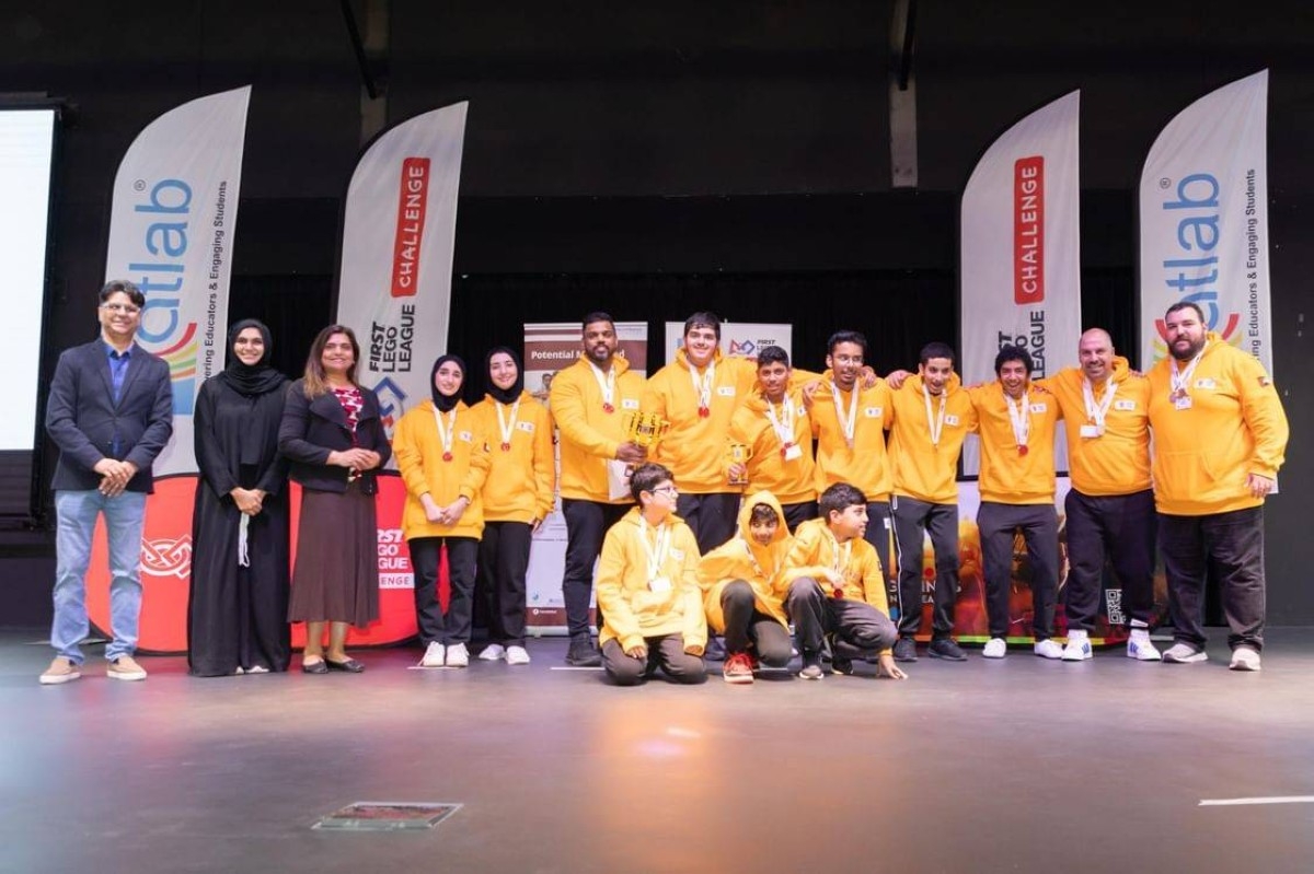 طلاب مؤسسة حمدان يمثلون الدولة بمسابقة "FLL " في هيوستن