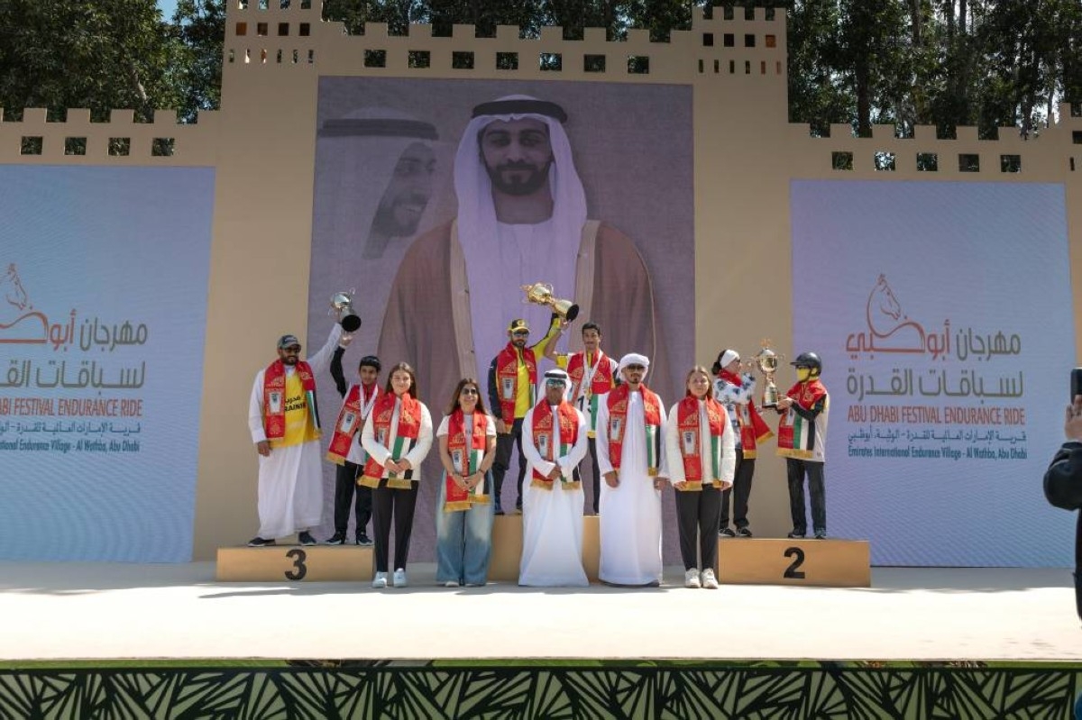 ذياب عبدالله بطل سباق كأس زايد بن منصور للقدرة