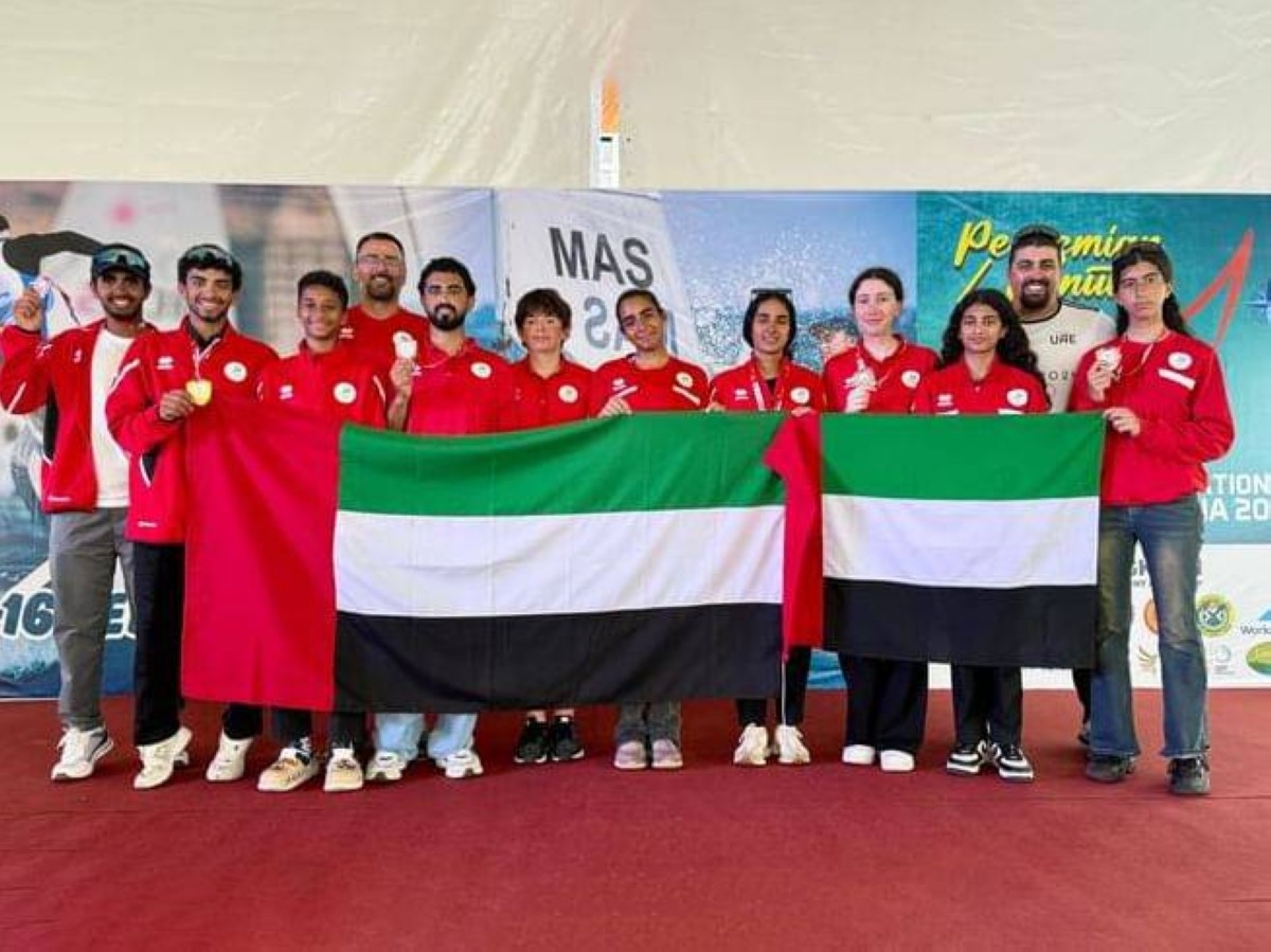 6 ميداليات للإمارات في بطولة ماليزيا الدولية للشراع