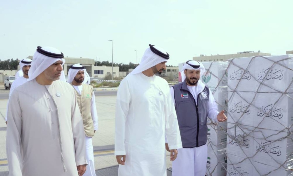 100 طن مساعدات إلى غزة بمناسبة شهر رمضان