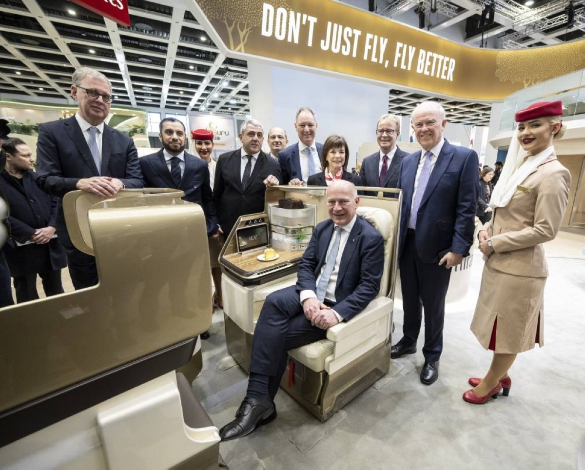طيران الإمارات تعرض مميزات A350 في ألمانيا