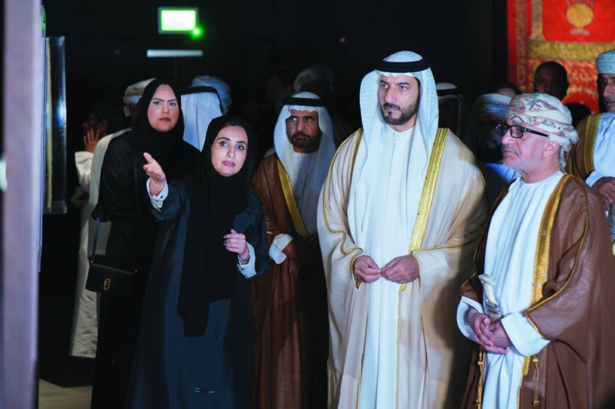 سلطان بن أحمد يشهد افتتاح «روائع الفنون من متحف الشارقة للحضارة الإسلامية»
