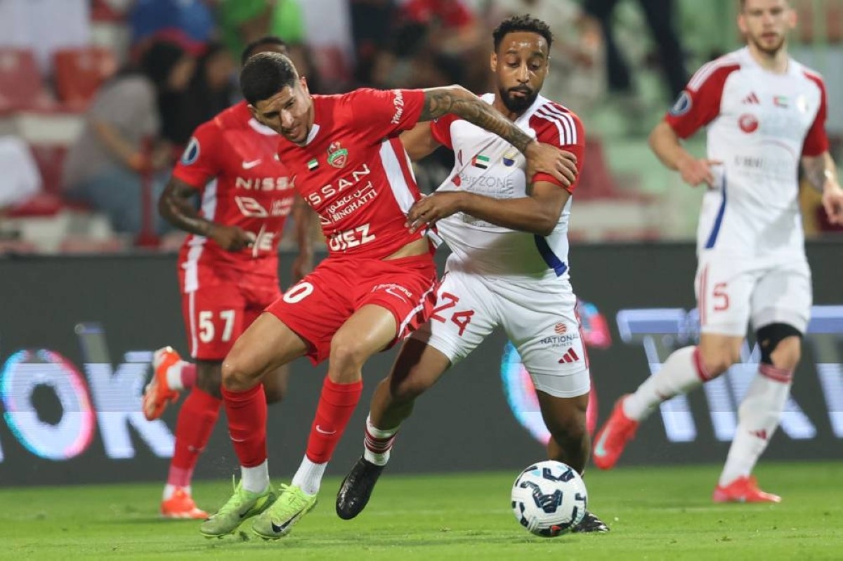شباب الأهلي يتعادل مع الشارقة ويواجه الجزيرة بنهائي كأس مصرف أبوظبي